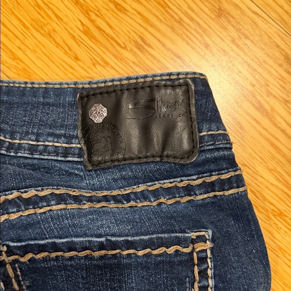 Silver Jeans Dark Blue Boot Cut Denim - Picture 6 of 6